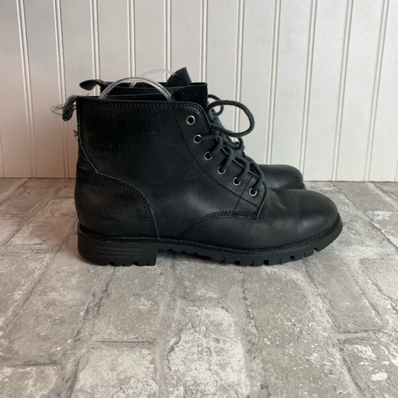 Cole Haan combat moto boots - Picture 5 of 14